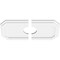 Ekena Millwork Emerald Architectural Grade PVC Ceiling Medallion, 16"W x 8"H x 3"ID x 5 1/2"C x 1"P, Two-Piece CMP16X8ED2-03000 - alternate 3